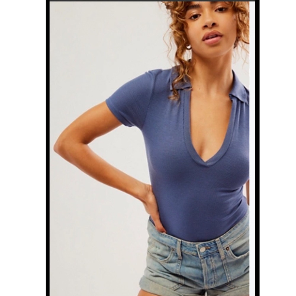 Free People‎ Intimately New With Tags  Serve Thong Bodysuit Small minimalist